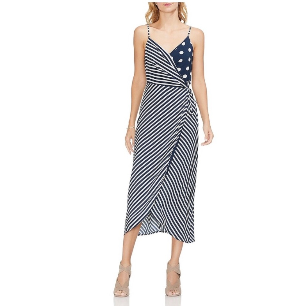 Vince Camuto Polka Tie Dress